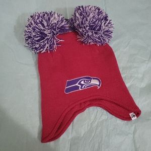 Toddler Seattle Seahawks Magenta Fraggle Knit 2 Hat by '47